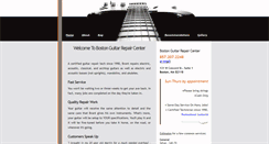 Desktop Screenshot of bostonguitarrepaircenter.com